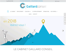 Tablet Screenshot of gaillard-conseil.com
